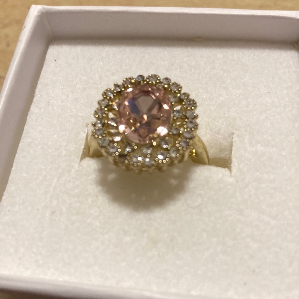 Pretty pink ring